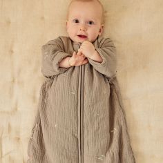 Gigoteuse manches amovibles gaze de coton bio (70 cm)