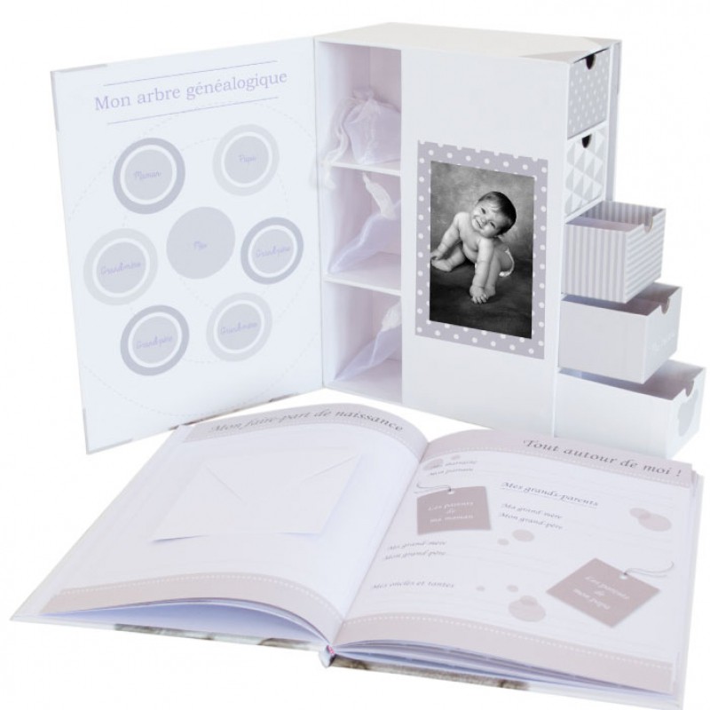 Coffret souvenirs et son livre de naissance My Little Bear Domiva Produit 1 grande taille