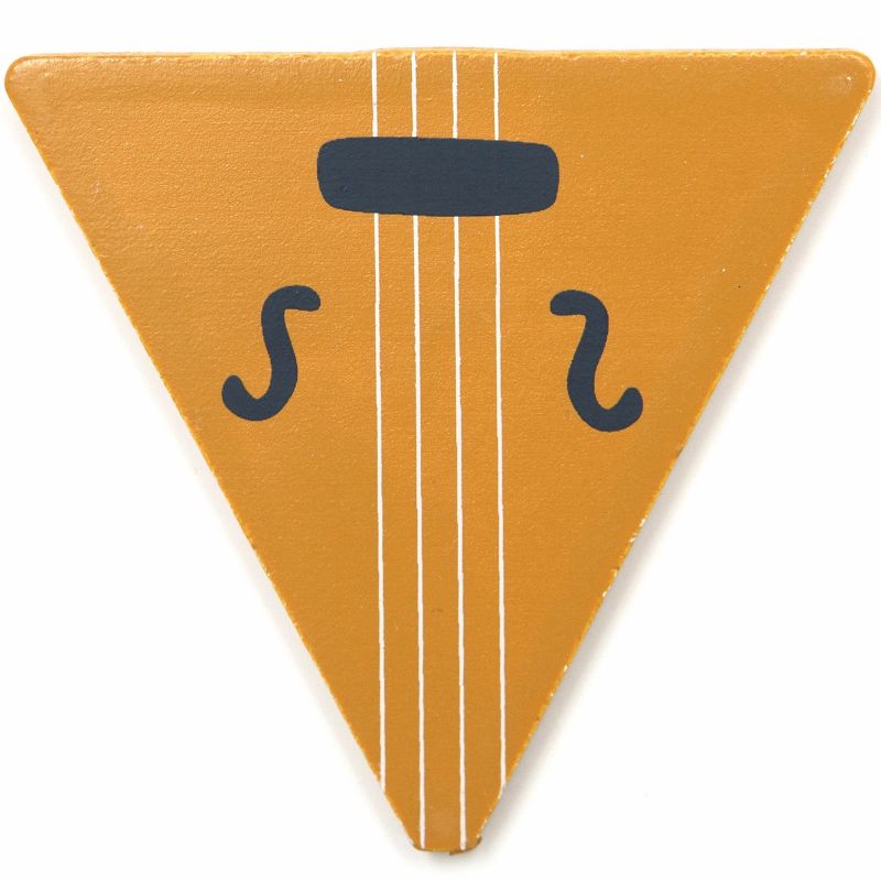 Lettre décorative V comme violon Petit Monkey