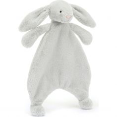 Doudou plat Bashful Lapin Silver (20 cm) - Jellycat