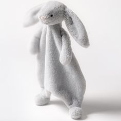 Doudou plat Bashful Lapin Silver (20 cm)