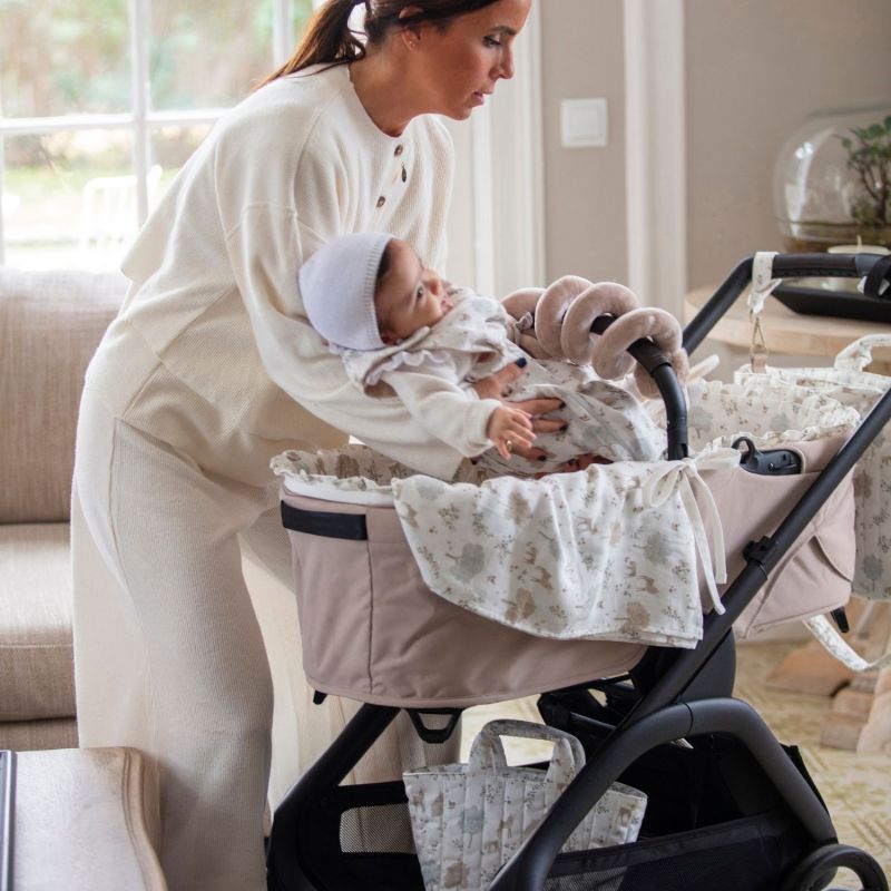 Housse de nacelle dual et Drap housse pour nacelle Nara Pasito a pasito Ambiance 2