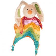 Doudou plat lapin Rainbow Rabbit (25 cm)  par Sigikid