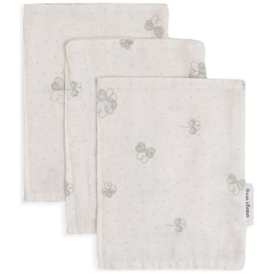 Lot de 3 gants de toilette Tender Clover  par Baby's Only