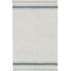 Tapis lavable Gastronome bleu vintage (90 x 130 cm) - Lorena Canals