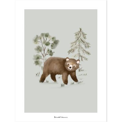 Affiche ours Little Bear (30 x 40 cm)  par Lilipinso