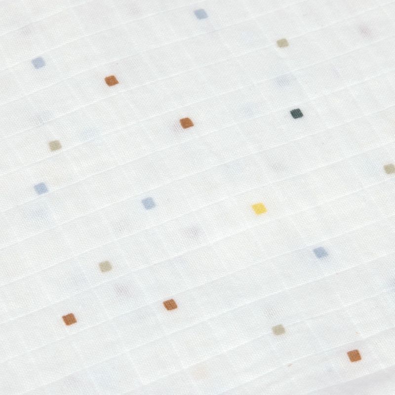 Lot de 3 langes mousseline GOTS Happy Fruits bleu (60x60 cm) Lässig Produit 4