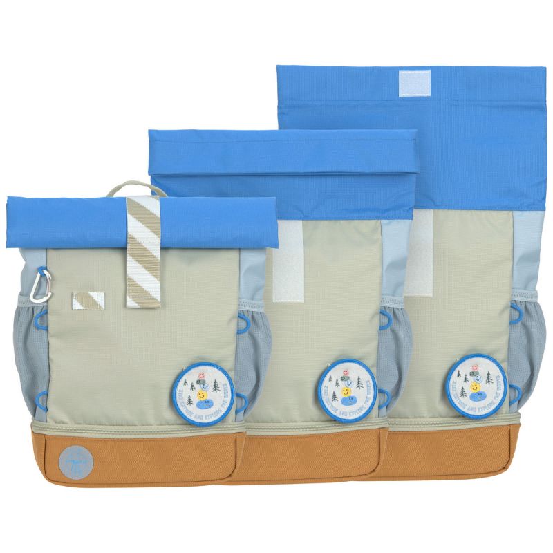Mini sac à dos enfant Rolltop Sunny Explorer vert et bleu Lässig Produit 5