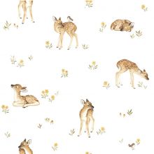 Papier peint intissé Oh deer faon (10 m)  par Lilipinso