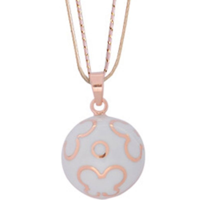 Bola sur cordon Evita (plaqué or rose 750°) Nativee