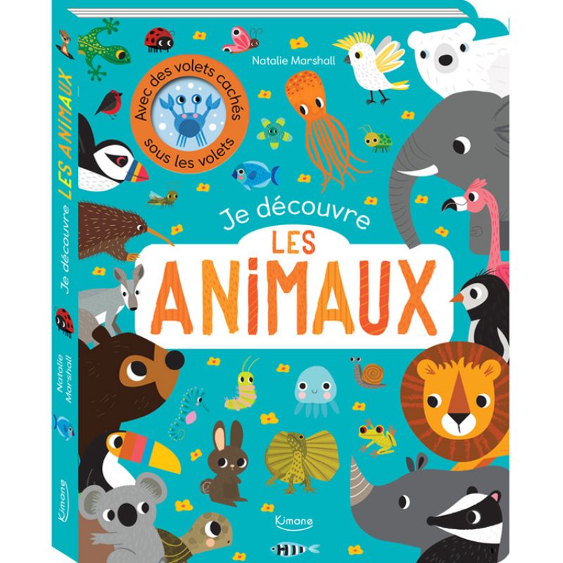 Livre à volets Je découvre les animaux Editions Kimane