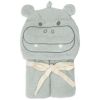 Cape de bain en éponge Hippo Happy (75 x 75 cm) Jollein Packaging 5