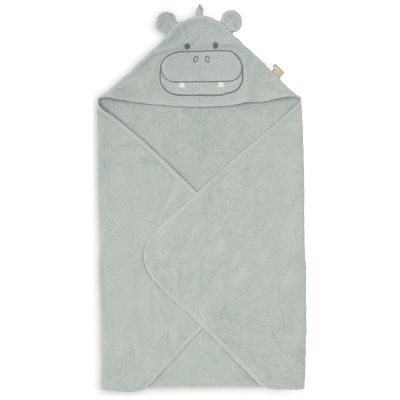 Cape de bain en éponge Hippo Happy (75 x 75 cm)