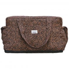Sac à langer bandoulière 24/48h Léopard noir - BEBEL