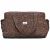 Variation Marron, noir du produit Sac à langer bandoulière 24/48h Léopard noir de la marque BEBEL