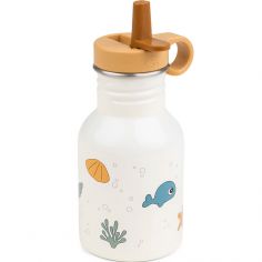 Gourde inox Sea friends beige (350 ml) - Done by Deer