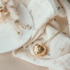 Bola de grossesse Canopée chaîne (or jaune 18 carats) - Pleine Lune
