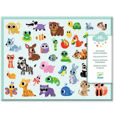 Gommettes faciles Bébés animaux Djeco
