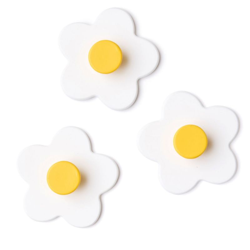 Patères murales Fleur Blanches (3 pièces) Kid's Concept Produit 1
