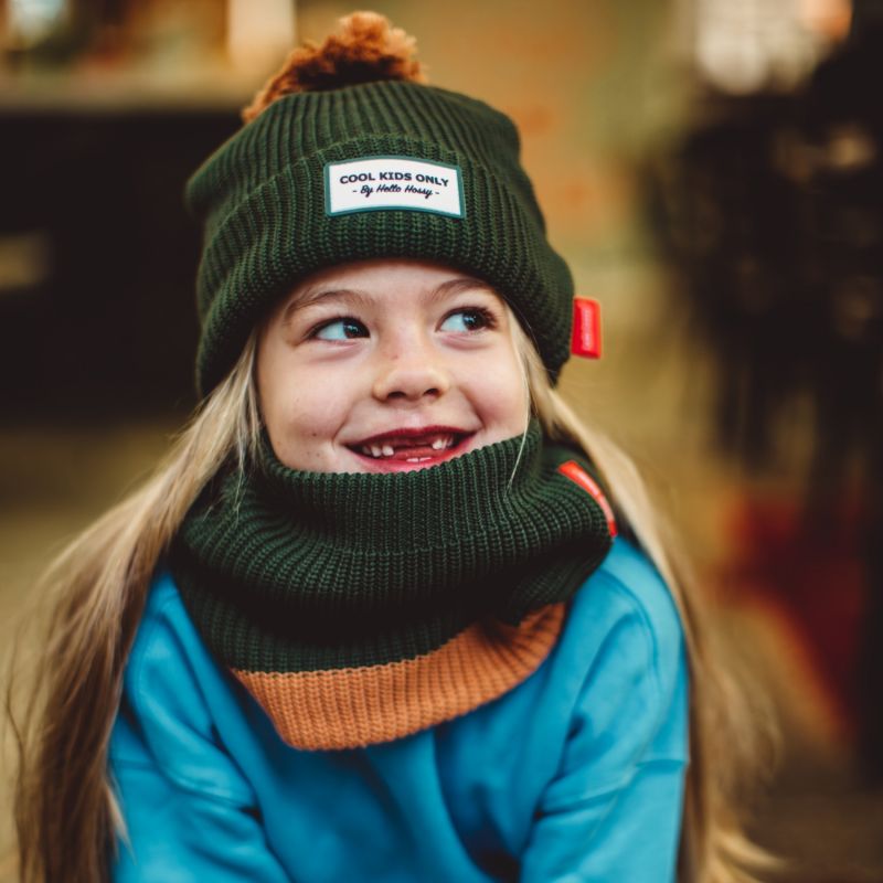 Bonnet Color Block Forest (2-5 ans) Hello Hossy Ambiance 3