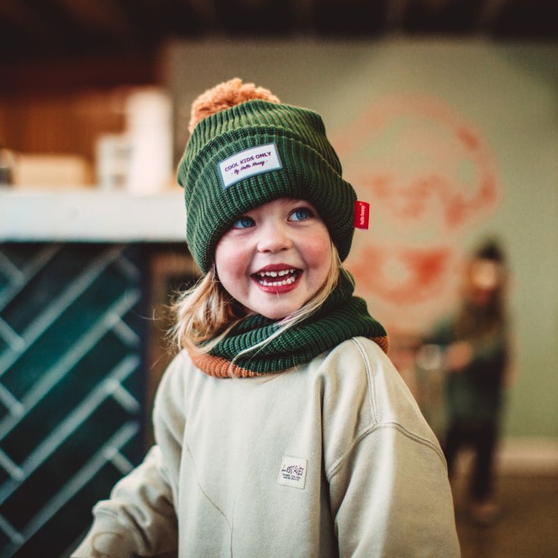 Bonnet Color Block Forest (2-5 ans) Hello Hossy Ambiance 4