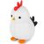 Variation Blanc, rouge, orange du produit Paulette la Poule Les Petits Animaux  de la marque Little Big Friends