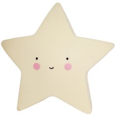 Petite veilleuse étoile jaune (14 cm)