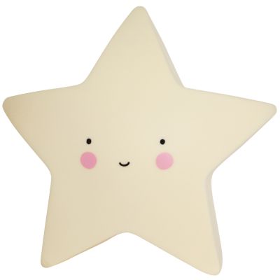 Petite veilleuse étoile jaune (14 cm) A Little Lovely Company
