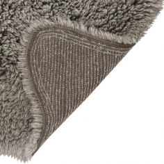 Tapis en laine Woolly Sheep gris (110 x 75 cm)