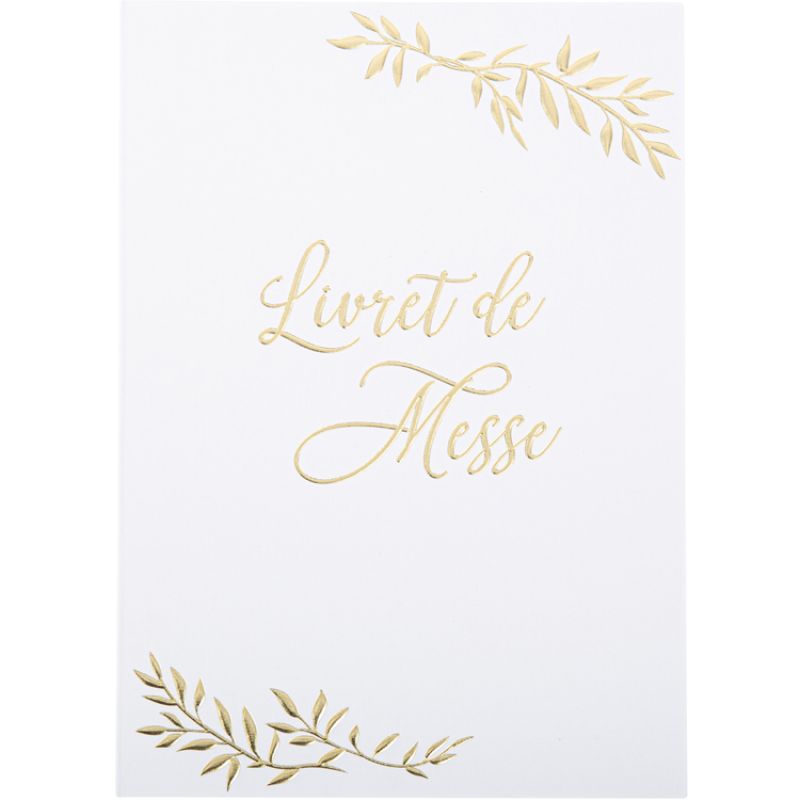 Lot de 10 livrets de messe Arty Fêtes Factory