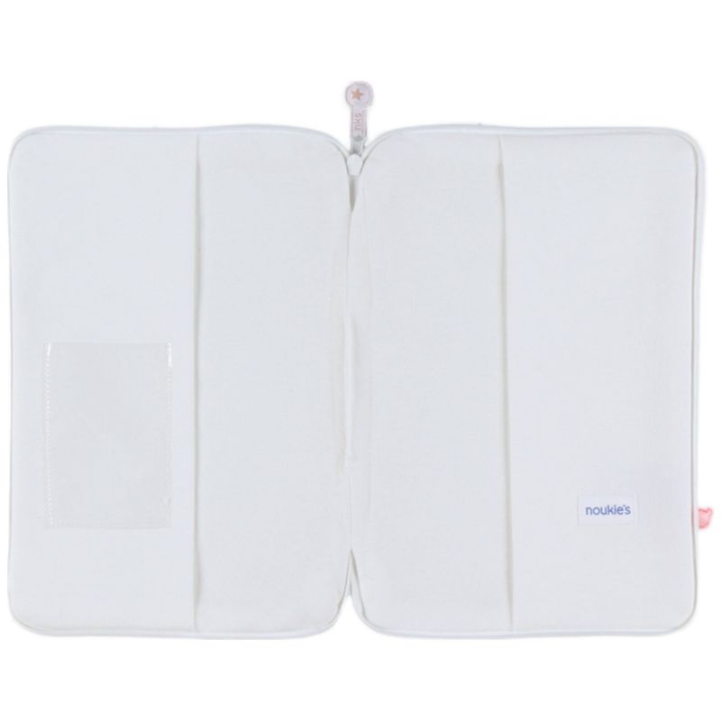 Protège carnet de santé en mousseline bio Fleurs d'antan Noukie's Produit 4
