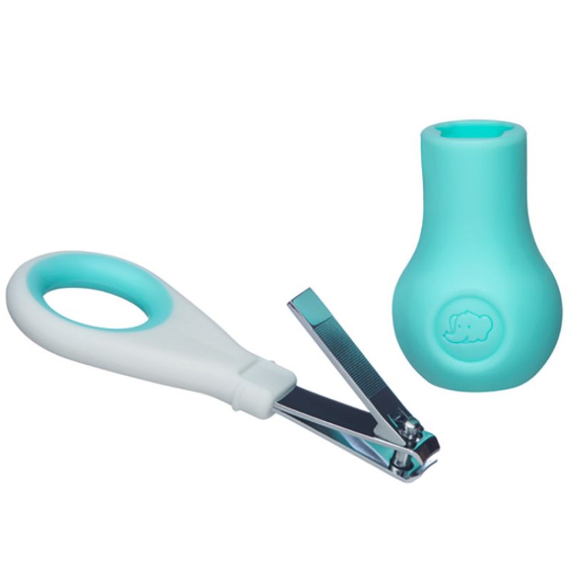 Coupe-ongles ergonomique avec socle bleu Bébé Confort
