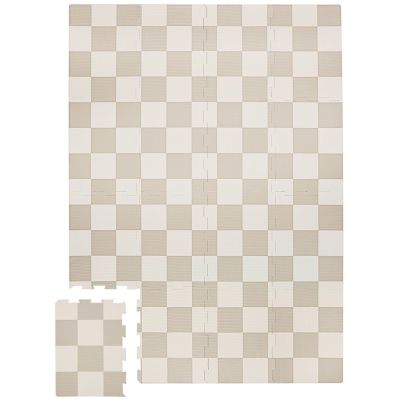 Tapis puzzle Damier Beige (171 x 123 cm)