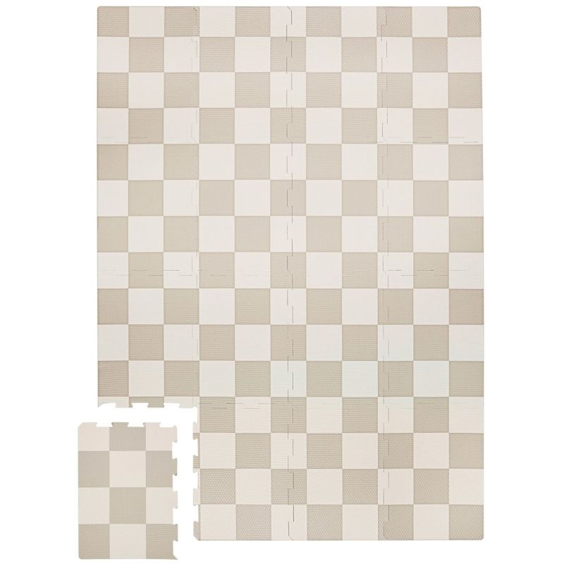 Tapis puzzle Damier Beige (171 x 123 cm) 3 sprouts Produit 1