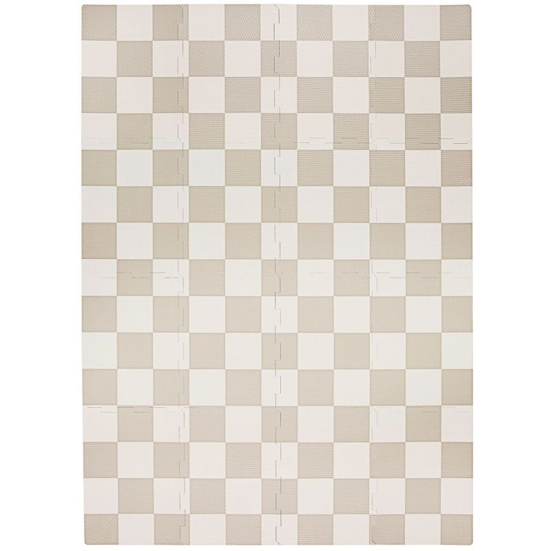 Tapis puzzle Damier Beige (171 x 123 cm) 3 sprouts Produit 4
