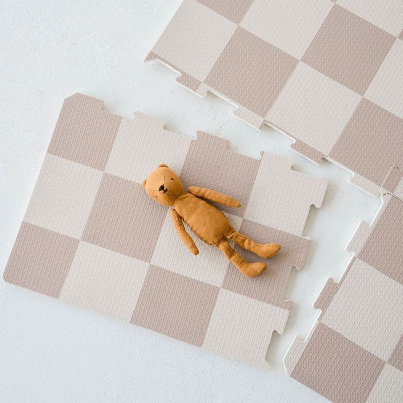 Tapis puzzle Damier Beige (171 x 123 cm) 3 sprouts Ambiance 8