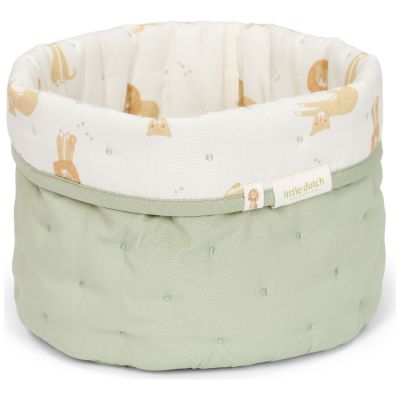 Panier de toilette rond petit Safari Leo