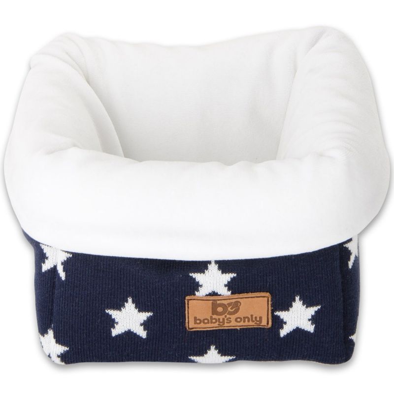 Panier de toilette Star bleu marine et blanc (17 x 20 cm) Baby's Only
