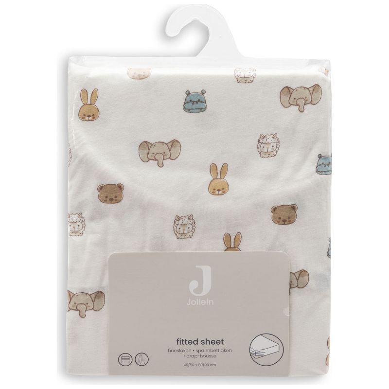 Drap housse en jersey Jollies (40 x 80 cm) Jollein Packaging 6