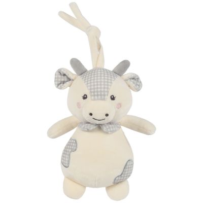 Peluche musicale Vache Little Bloom Gris Pasito a pasito