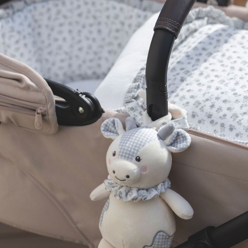 Peluche musicale Vache Little Bloom Gris Pasito a pasito Produit 5