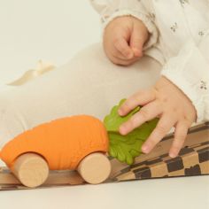 Voiture et jouet de dentition Cathy la carotte