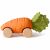 Variation Orange, vert du produit Voiture et jouet de dentition Cathy la carotte de la marque Oli & Carol