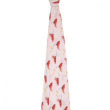 Maxi lange en mousseline de coton Picked for you poppies (120 x 120 cm)  par aden + anais