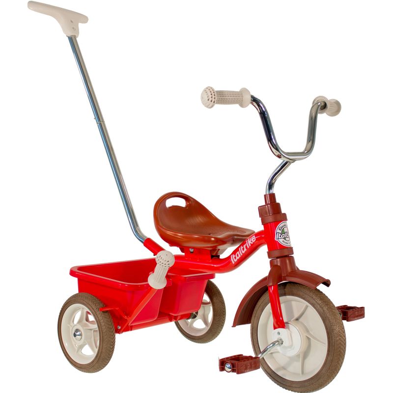 Tricycle Passenger avec panier arrière amovible rouge Italtrike