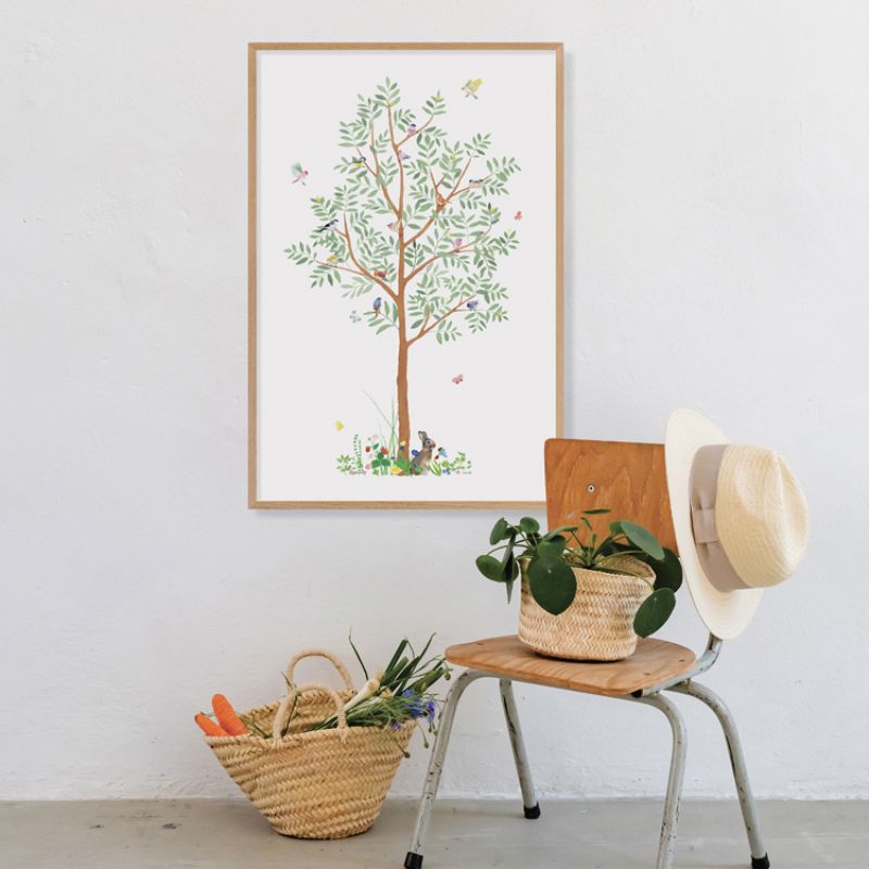 Affiche arbre (60 x 40 cm) Mimi'lou Ambiance 1 grande taille