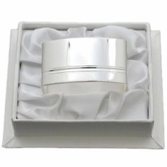 Rond de serviette Lien ''Une Gorge'' personnalisable (métal argenté) dans son coffret