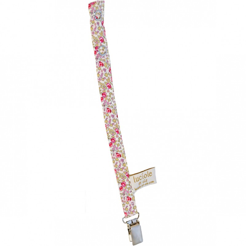 Attache sucette Liberty Eloise Luciole et Cie