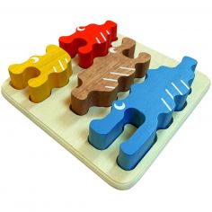 Puzzle à encastrer Crocodile (4 pièces) - Trousselier