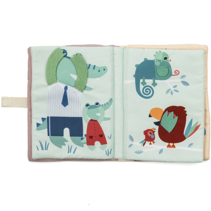 Livre d'activités en tissu Jack Cache-Cache Lilliputiens Produit ouvert 5